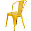 Commercial GradeMetal Indoor-Outdoor Stackable Chair-984495313
