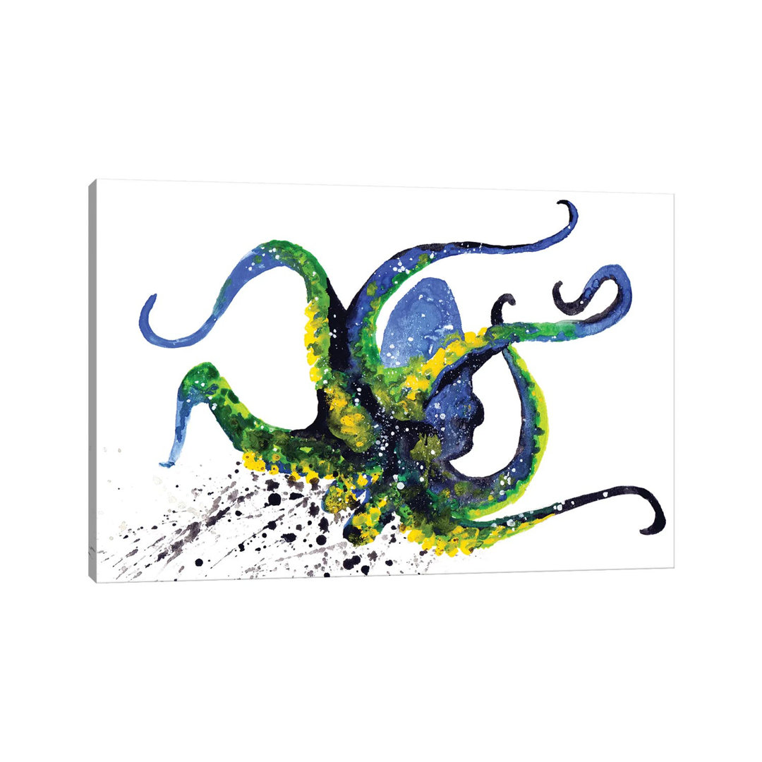 Cosmic Octopus II von Tanya Casteel - Galerie-verpackte Leinwand Giclée