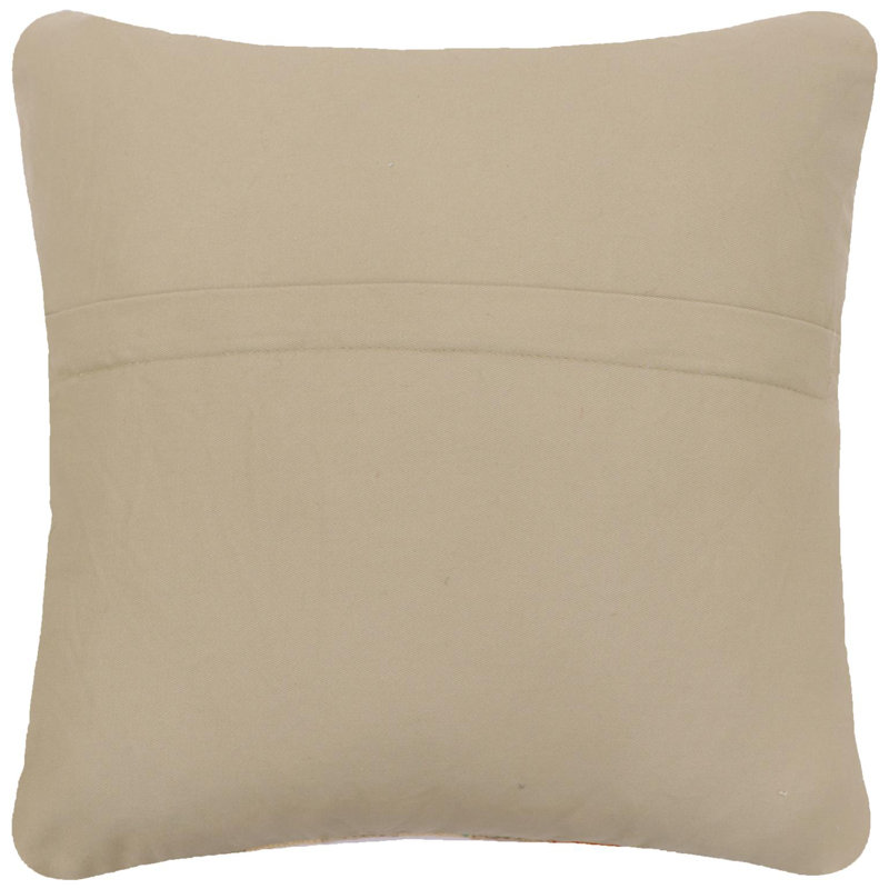 Coussin rustique en kilim tissé à la main Maldonad - 17 po x 17 po Rustic