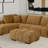 Rectangular Upholstered Tufted Ottoman-702348688