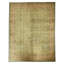 Hand Knotted Wool Area Rug in Green