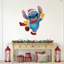 Décalcomanie murale Disney Santa Stitch