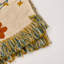 Serviette de plage réversible à motif floral de style campagne | 100% coton, doux de luxe, séchage rapide, absorbant, résistant à la décoloration, respectueux de l'environnement, serviette pour piscine et spa