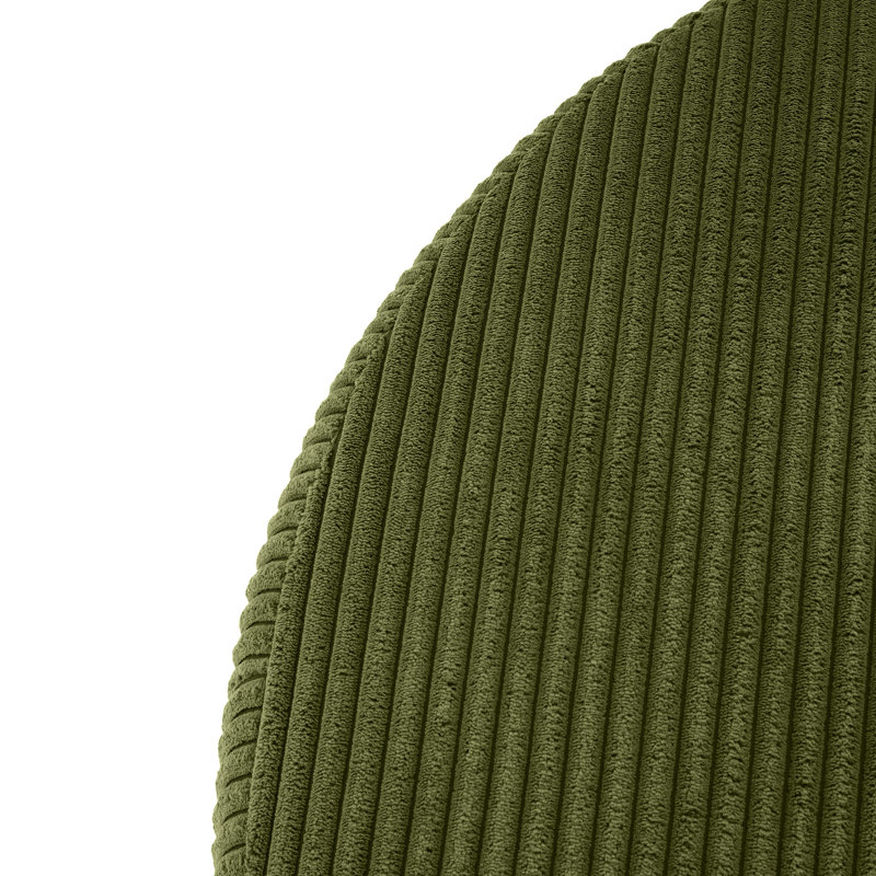 Velours côtelé en velours côtelé, abat-jour olive, siège confortable avec mousse dense, profondeur 31,05 et hauteur 16,36, parfait comme rembourrage en mousse pour repose-pieds, pièce décorative