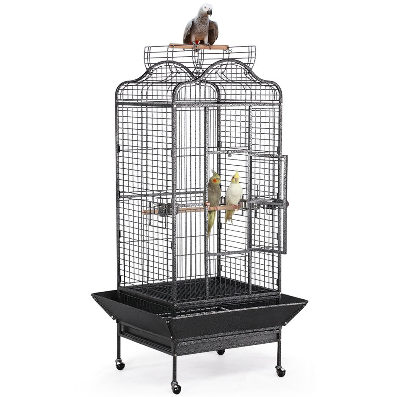 Cage à oiseaux de 63 po avec roues Victorian