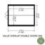 6 ft. W x 8 ft. D Garden Value Shed with Double Doors