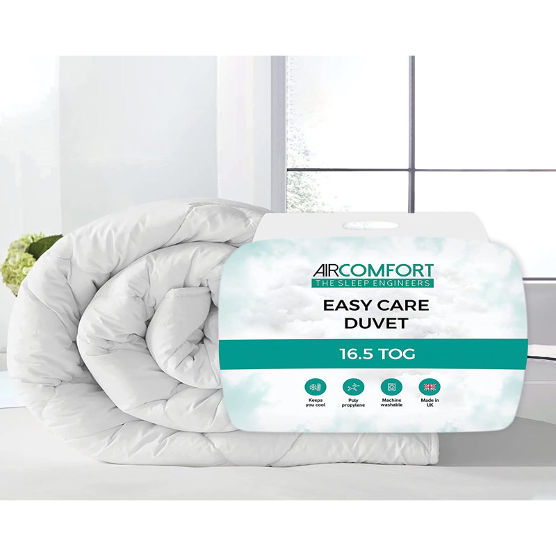 AirComfort 16.5 Tog Easy Care Hollowfibre Filling Winter Duvet, Double
