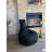 Premium Black Bean Bag Chair, 23.6 x 27.6 x 11.8 inches | 100% Polyester with Waterproof Impetex Fabric | Filled with Recycled Styrofoam Bead Foam, Removable Zipped Cover | Ideal for Kids & Adults, Comfortable and Stylish-701754894