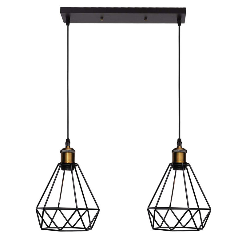 Biddle 2 - Light Black Pendant