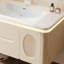Cream-style smart bathroom cabinet