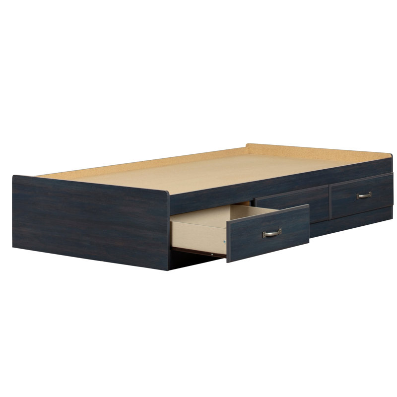 Asten Kids Platform with Drawers, Blueberry, Twin
