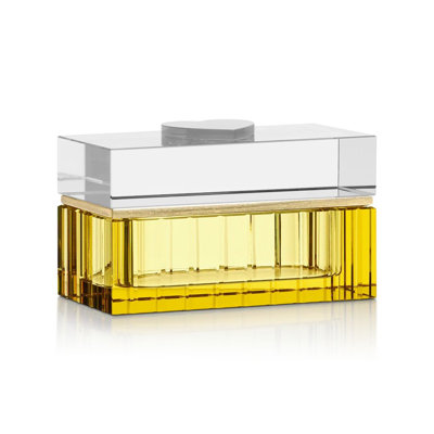 White Heart Crystal Jewelry Box