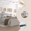 Lit plateforme en bois avec tête de lit multi-rangement, USB et tiroirs-890172578