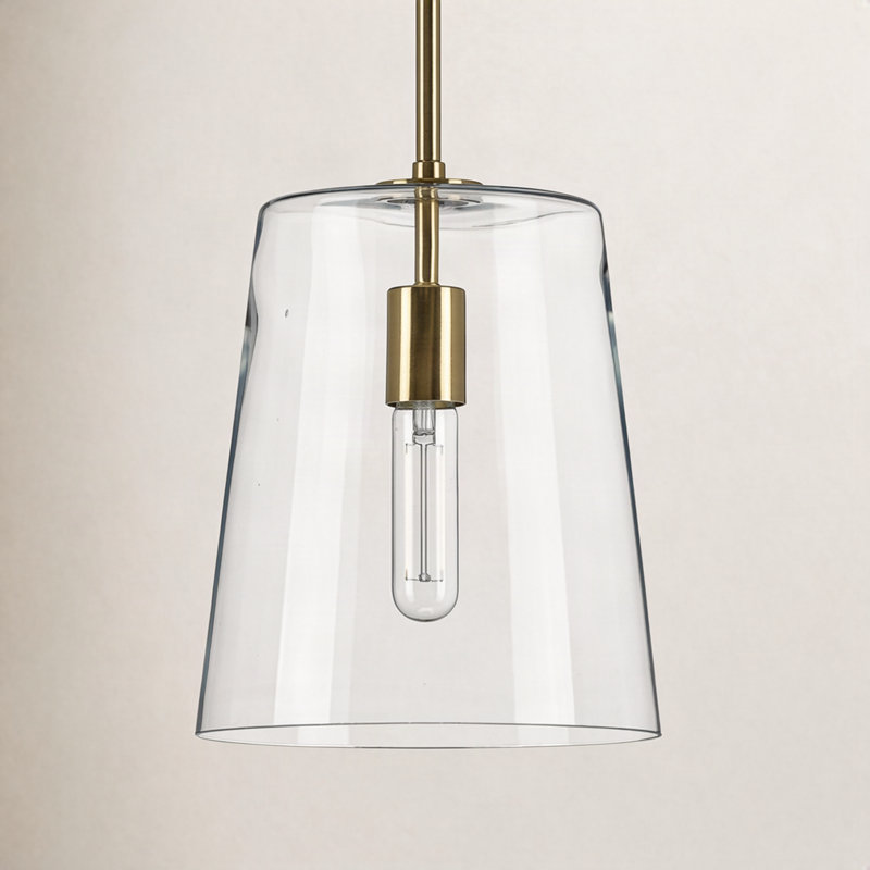 Selena 1 - Light Single Pendant, Gold, 15.88" H x 10.5" W x 10.5" D