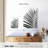 Harnek Palm Leaf In Black And White-108255624