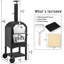Blue Elephant Steel Free Standing Wood Burning Pizza Oven