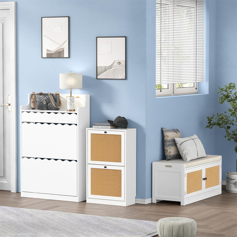 12 Pair Shoe Storage Cabinet
