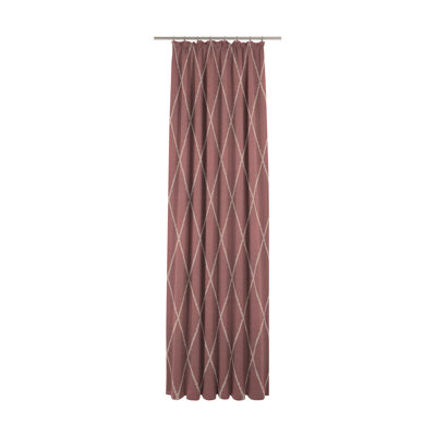 Beeman Pencil Pleat Opaque Single Curtain