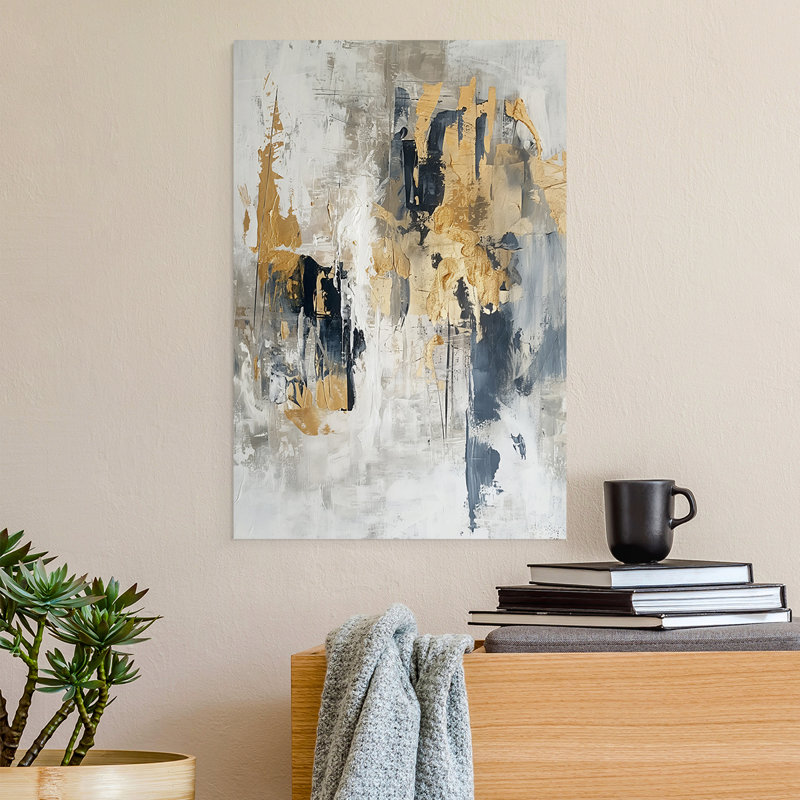 Série ABSTRACT CDXCII - Impression sur toile seulement - NON CADRE, H 36 po x l 24 po