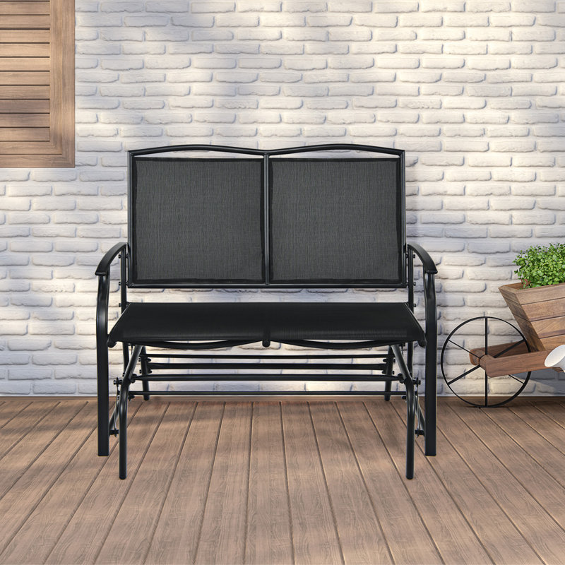 Chaise longue à bascule Ayaru, Noir