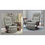 Fauteuil inclinable manuel en similicuir-1144090381