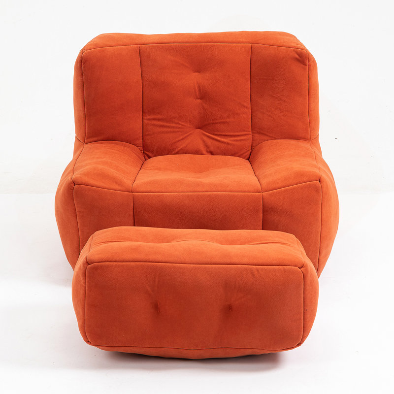 Fauteuil à billes confortable en mousse à mémoire de forme, idéal pour se détendre dans n'importe quelle pièce, Rouge