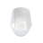 60" Oval Deep Soaking Acrylic Freestanding Bathtub With Center Pop - Up Drain & Integrated Overflow, Glossy White, Contemporary Stand Alone Bath For Bathroom Spa Or Home Upgrade, Featuring Sloped