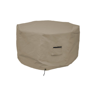 Heavy Duty Multipurpose Outdoor Octagon Fire Pit Cover,Durable & UV Resistant Patio Waterproof Cover -  Arlmont & Co., 592967CD457F4640965CB02B3A77A019