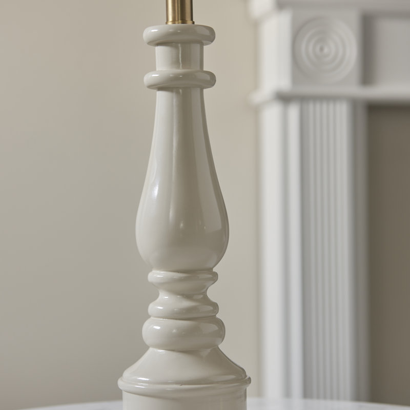 Myrtle 38cm Table Lamp Base, White