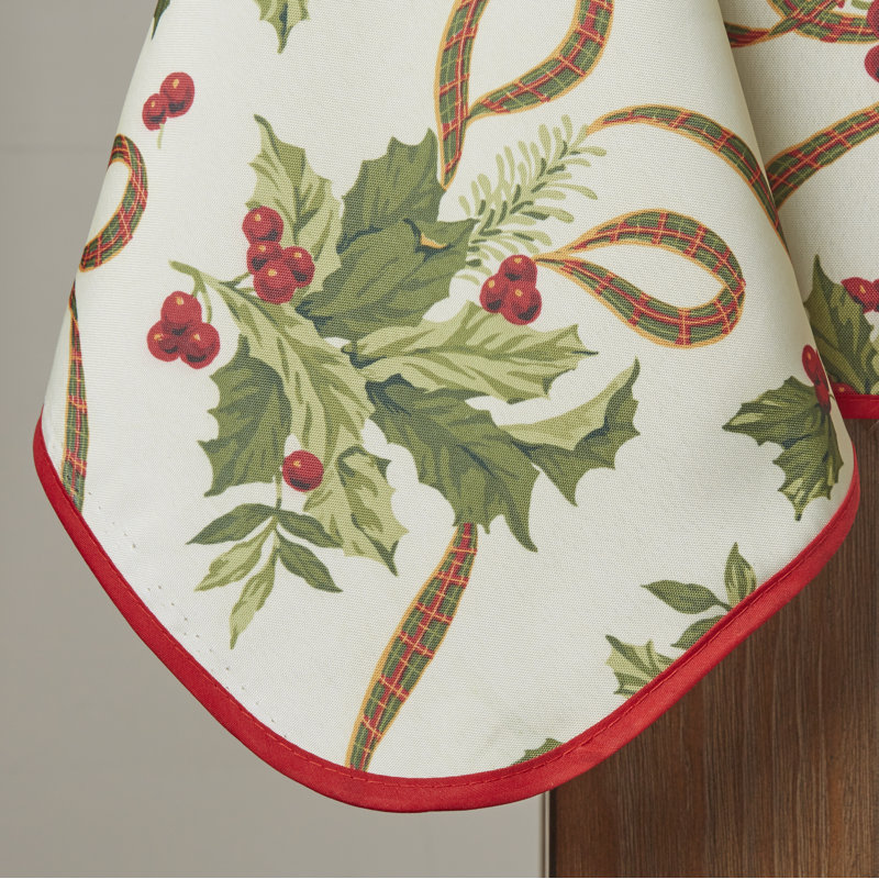 Nappe de noël européenne pour ruban de noël Pullman