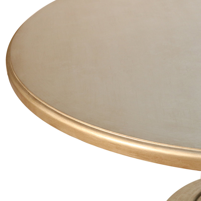 Table de bout ronde en bois Erjon