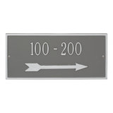 Hartford 2-Line Wall Address Plaque