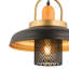 Lustre réglable élégant, structure en métal noir, 12,6 po x 10,6 po | Hauteur: 12,6 à 51,6 pouces | 1 x douille E27 (40 W maximum) | Parfait pour la salle à manger et les espaces de vie, design élégant et moderne, classé IP20