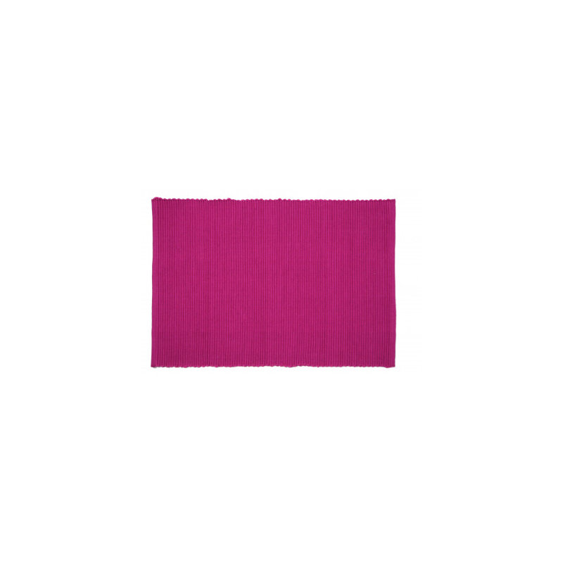 Hearon Cotton Rectangle Placemat, Magenta