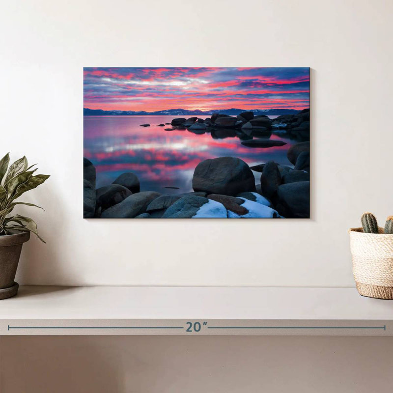 Alvord Lake Tahoe Nightfall, H 8 po x l 12 po