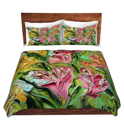 Ensemble de housse de couette lilly fleurs