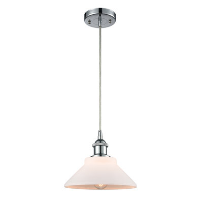 Luminaire suspendu conique à 1 lumière Newton St Loe