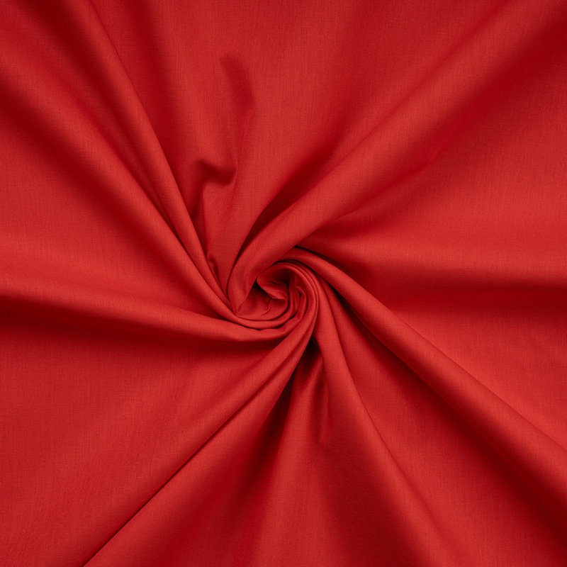 Ensemble de housse de couette Ranforce, Rouge / Gris, Arrêt complet / double