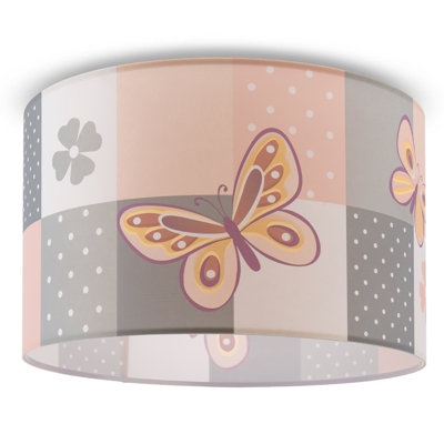 Farhaan Fabric Flush Ceiling Light