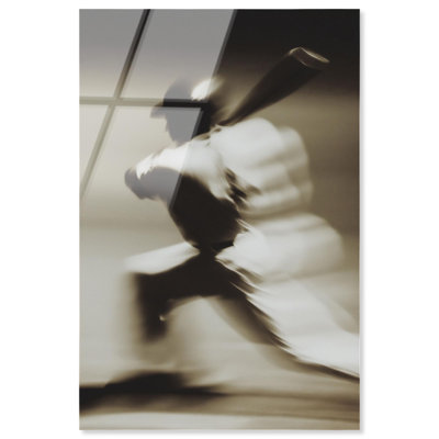 Baseball Joueur I, impression murale Mancave par Notoriart, prêt à accrocher, 30 x 45