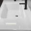 Armoire de salle de bain moderne et simple blanche