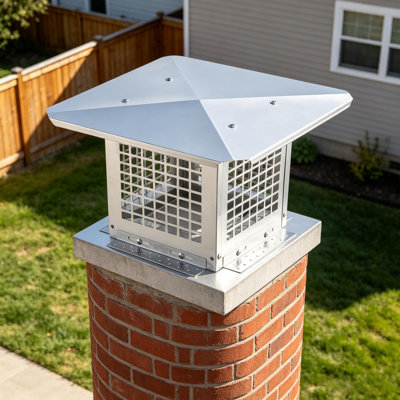 Stainless Steel Fireplace Chimney Caps with Adjustable Bottom for Outside
