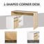 Amayla L-Shaped Executive Desk