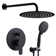 9-Spray Patterns With 1.8 Gpm 12 In. Wall Mount Shower System With Two Showerhead