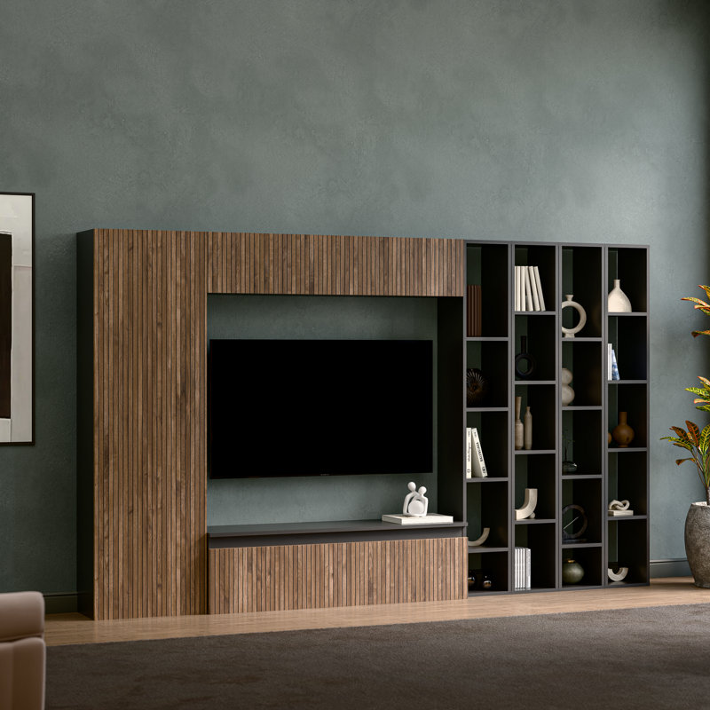 Napoli Entertainment Centre, Brown/Black