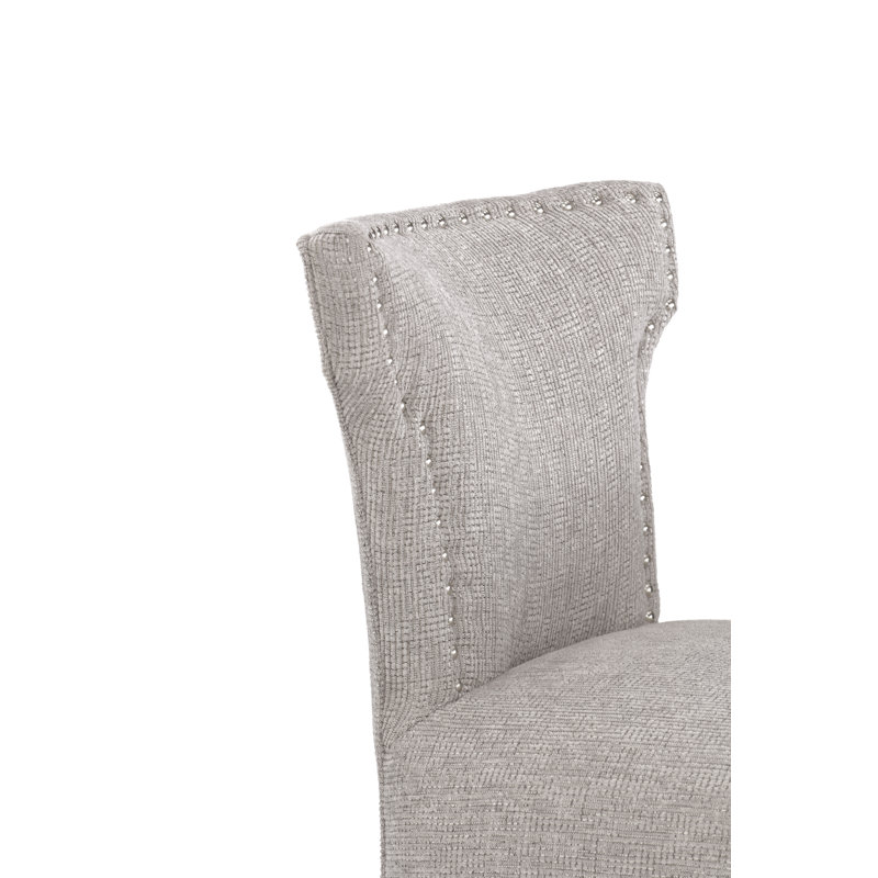 Tabouret de bar Canonbury Carleton, Argent argent, Tabouret de bar (siège d’une hauteur de 30 po), Blanc