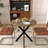 Round Dining Table, Small Circle Kitchen Table, Modern Dining Room Table