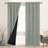 Deconovo 100 Percent Blackout with Liner Rod Pocket Curtain Panel Pair-75196900-75196904