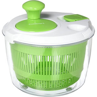 Salad Spinner - Green Salad Spinner Large - 4.2l Lettuce Spinner For  Vegetable Wash, Lettuce Dryer With Drain, Bowl, Colander And No Bpa -  Multi-funct