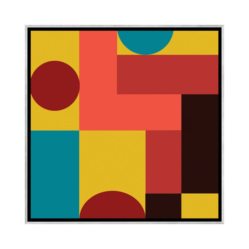 Les hauteurs - reproduction d'art mural, Argent argent, Reproduction encadrée sans passe-partout, H 18 po x l 18 po